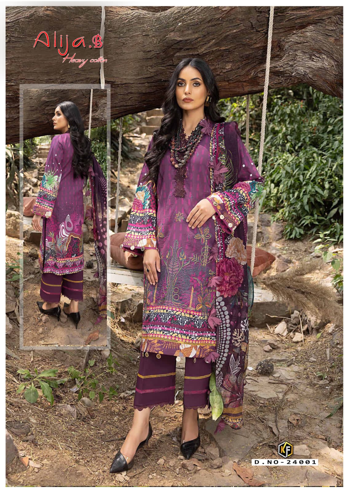 Keval Alija B Vol 24 Cotton Pakistani Dress Material Catalog